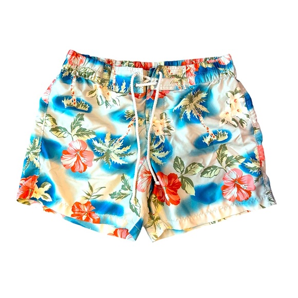 Men’s swim trunks – floral swim shorts - Picture 1 of 2